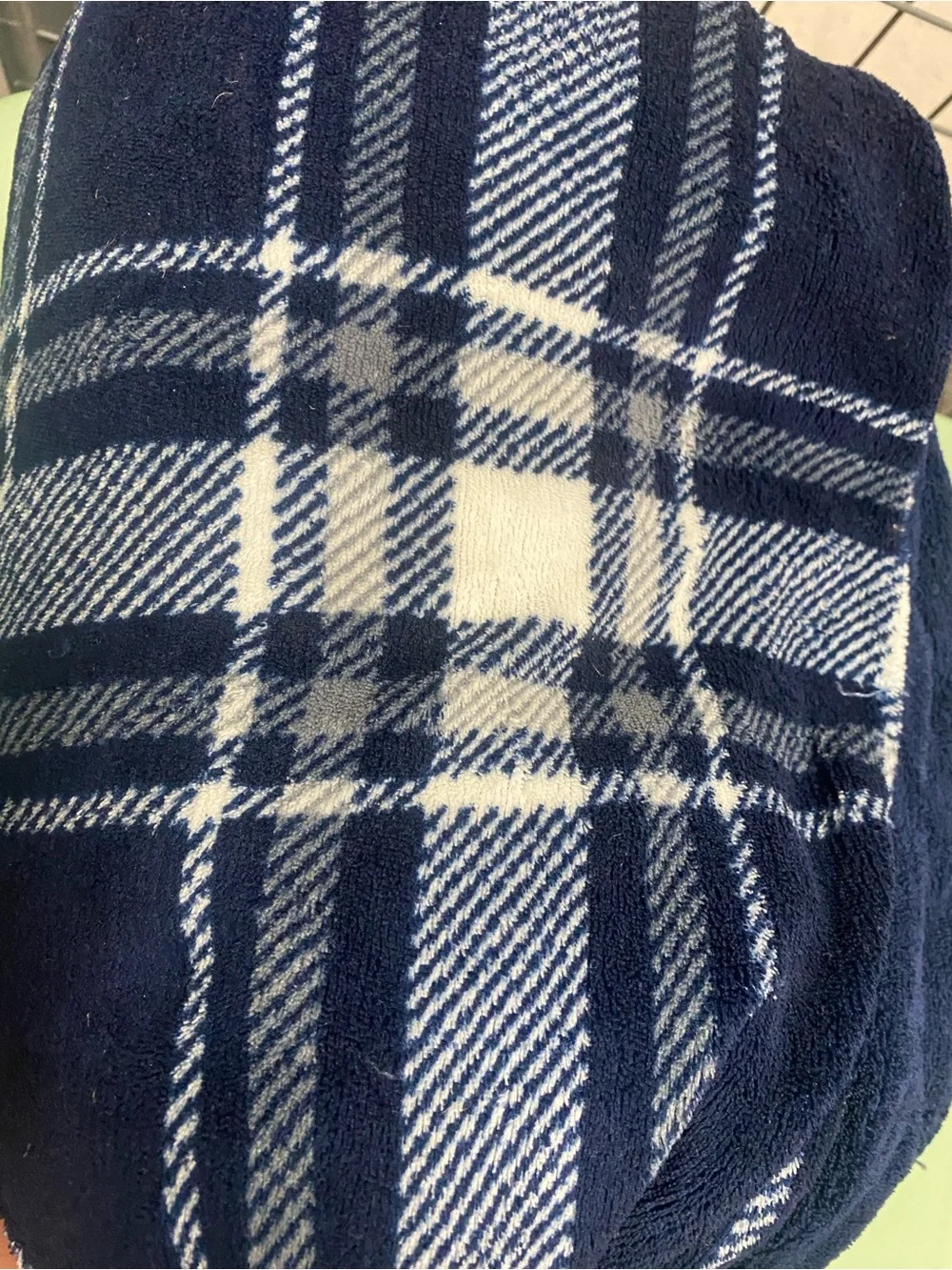 Sunbeam Navy Blue Warming Throw